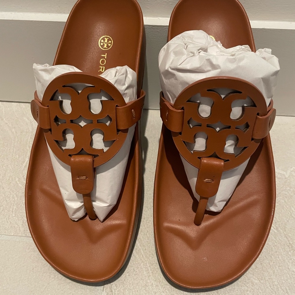 Tory Burch Miller Cloud Leather Sandals